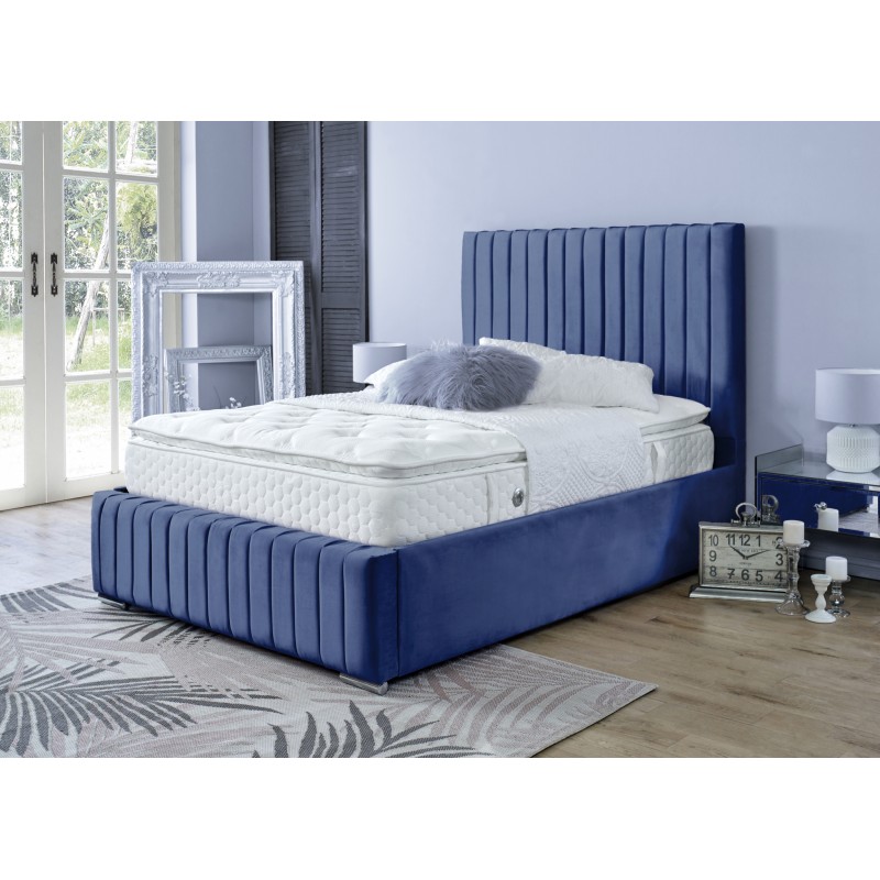 Yllas Velvet Blue 3ft Bed